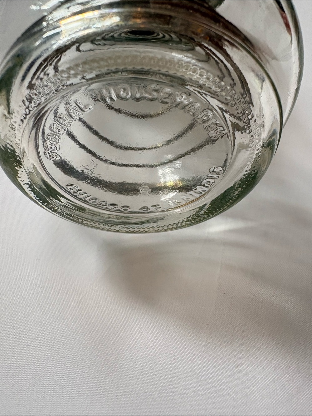 Vintage Federal Housewares Retro Green-Top Spring Action Glass Whisk Jar - Picture 2 of 4